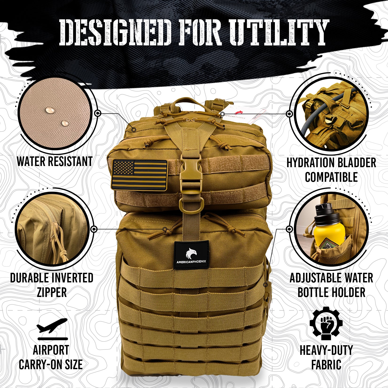 Phoenix Mini Backpack Backpacks | Built for Purpose. Made for Function. – AMERICANPHOENIX